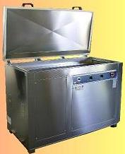 Lavatrici ad ultrasuoni per macchine alimentari e del caffè, delle bibite e della ristorazione catering e aeroportuale